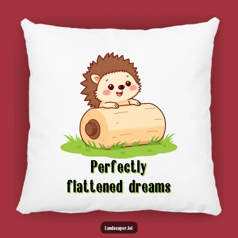 Funny Hedgehog Roller Pillow: Cozy Comfort with Diligent Whimsy
