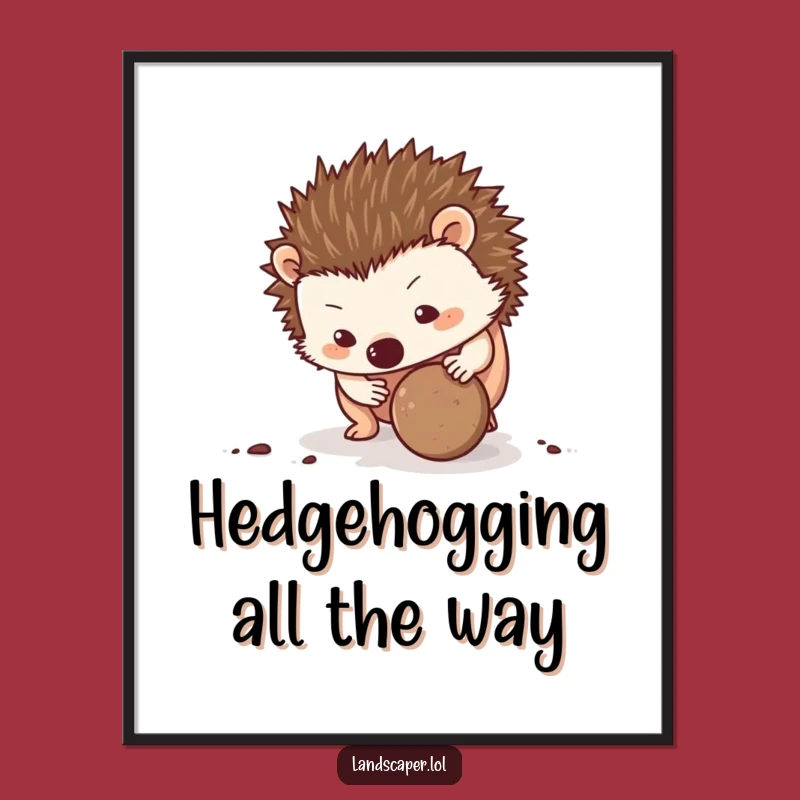 Free Printable Hedgehog Wall Art: Funny Downloadable Decor for a Quirky Home