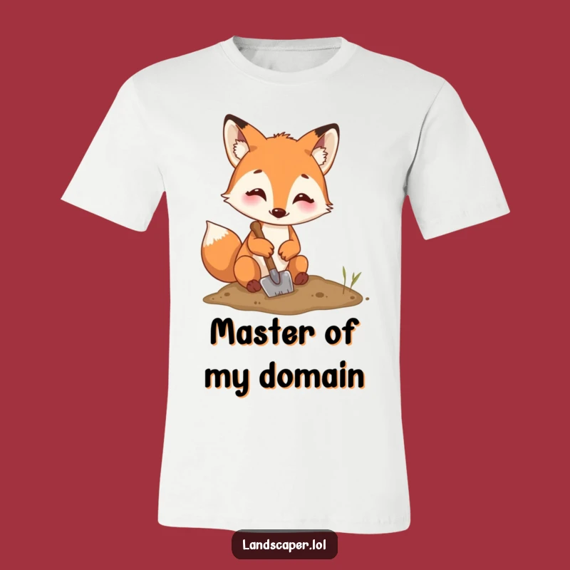 Funny Fox Digging Tee: Wear Your Enthusiasm with This Hilarious Woodland Shirt